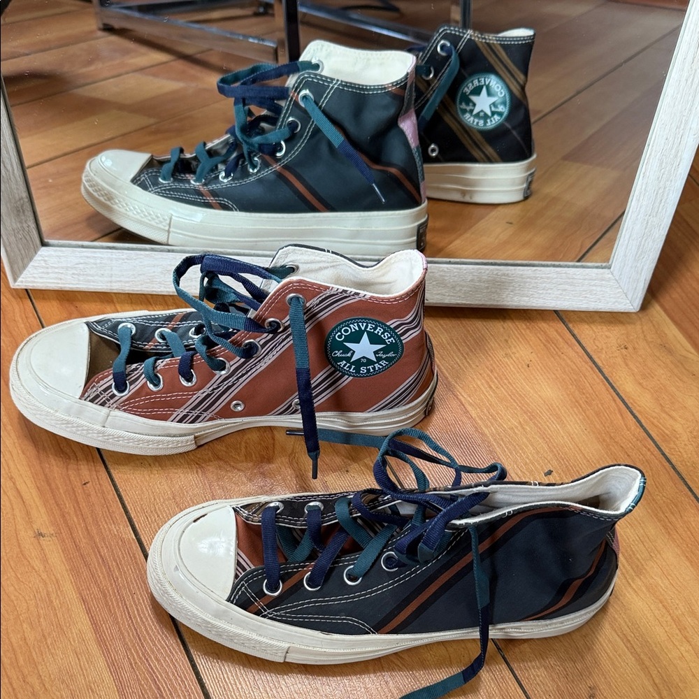 Converse High-Top Sneakers - Black and Brown